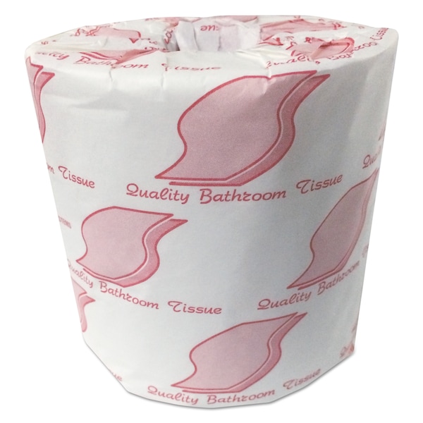 Gen Bath Tissue, Septic Safe, 2-Ply, White, 4.2 x 3.5, 500 Shts/Roll, PK96 GEN1901